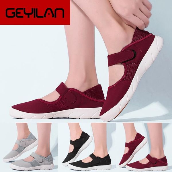 

women's shoes comfortable soft bottom walking shoes breathable mesh casual lazy for women plus size 2020, Black