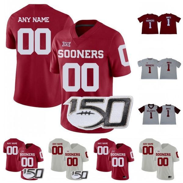 

Custom Oklahoma Sooners NEW College Football Jerseys Any Name Number #6 Baker Mayfield 24 Rodney Anderson red white Men's Youths' S-3XL