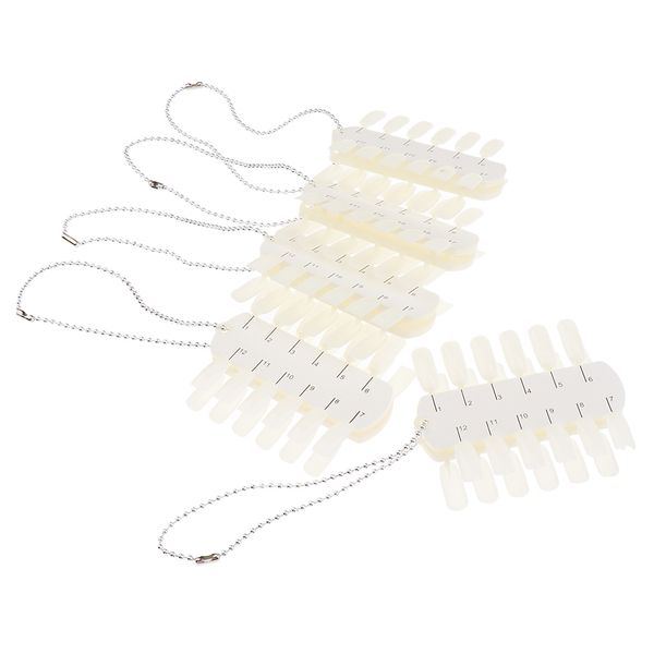 

white color 100pcs nail art polish display tips fan practice board training sticks fan