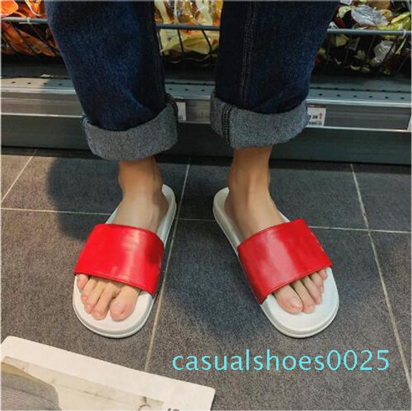 

мужские роскошные тапочки фирменные буквы desinger слайды вьетнамки летние противоскользящие плоские тапочки обувь 4 цвета опционально c25, Black