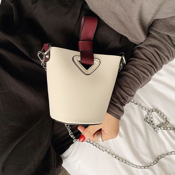 

new small tote bags for women 2019 luxury handbags women bags designer contrast color shoulder crossbody girls bucket