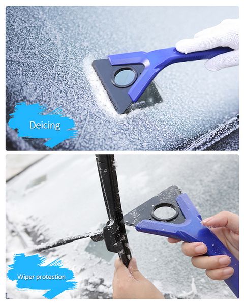 

auto car accessories multifunction cleaning car window cleaner snow removal shovel snow scraper slear brush defrost deicing