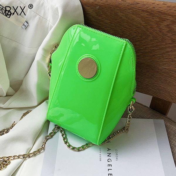 

bxx] pu leather crossbody shell bags for women 2020 spring chain messenger shoulder bag female travel handbags and purses hl480