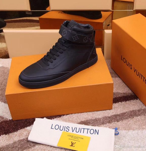 

20fw new arrival summer fashion men flats shoe all black white red casual shoes mens canvas shoes lace-up high shoes 2020 yetc7