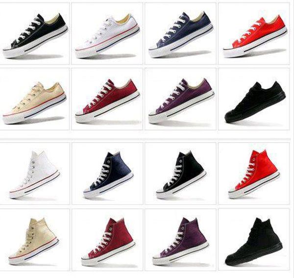 

factory promotional price femininas brand canvas shoes women and men,high/low style classic canvas shoes sneakers canvas shoe size 35-46, Black