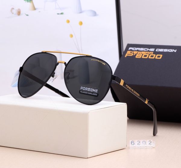 

6202# 2020 мужские designersunglasses лето мужская поляризованных brandglasses открытый драйвер старинные мужчины солнцезащитные очки роскош, White;black