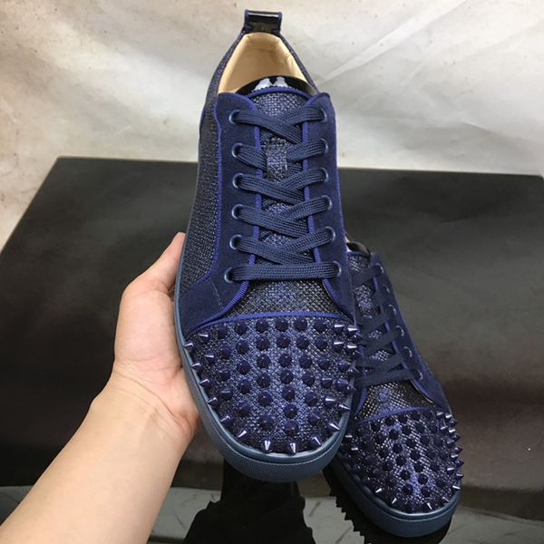 

2020 men casual shoes spikes lace-up comfortable breathable trend male board shoes jogging walking all-match men shoes, Black