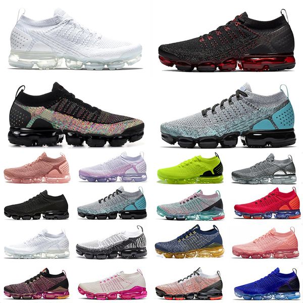 

2020 run 2.0 fly 3.0 sports sneakers cny bred volt platinum tint blue fury knit running shoes men women cushion trainers maxes size 36-45, White;red
