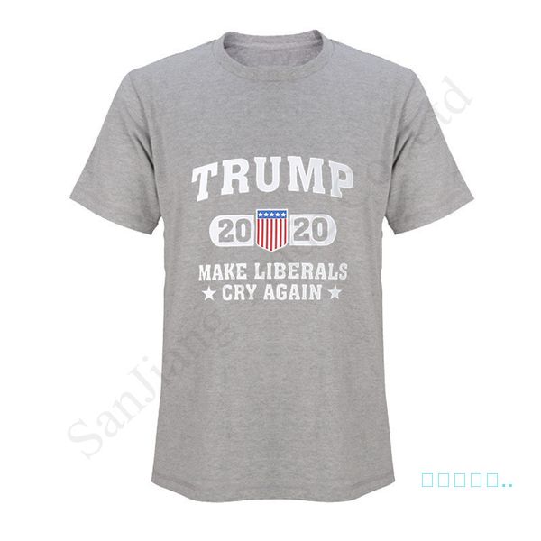 

унисекс футболка trump 2020 top tee выборы в сша заставляют либералов снова плакать печатные рубашки с коротким рукавом спортивная футболка, White