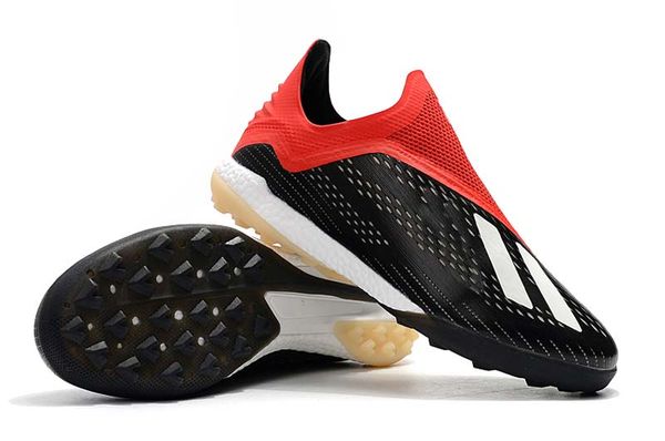 

2019 x 19+ fg football boots skeletalweave x tango 18+ tf/fg men soccer shoes black red soccer cleats