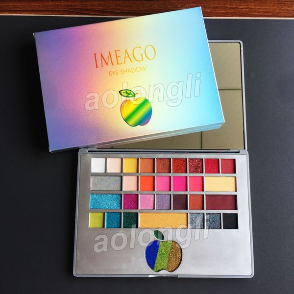 Makyaj göz farı IMEAGO göz farı paleti 34 renkler Mat Pırıltılı Doğal Glitter Yeni NUDE göz farı dizüstü paleti Güzellik Kozmetik