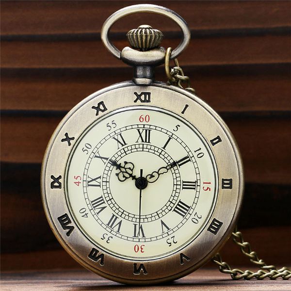 

antique classical carving roman number case quartz analog pocket watch necklace chain for men women reloj de bolsillo, Slivery;golden
