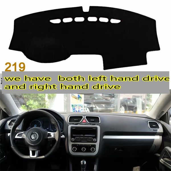 For Vw Scirocco 2009 2010 2011 2012 2013 2015 Dashmat Car Styling Accessorie Dashboard Cover Car Dash Mat Carpet Car Interior Decals Car Interior