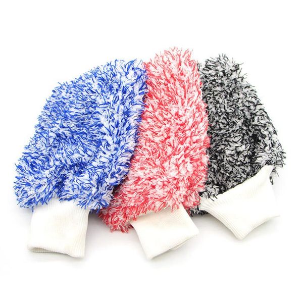 

soft absorbancy glove high density car cleaning ultra soft easy to dry auto detailing microfiber wash micloth towel