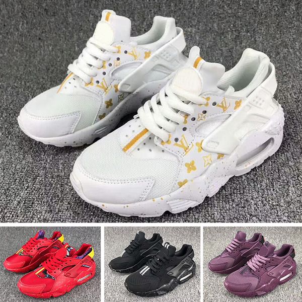 

2018 New Air Huarache Детские Детские кроссовки, сетка для подушки освещения Huraches Huaraches Дет