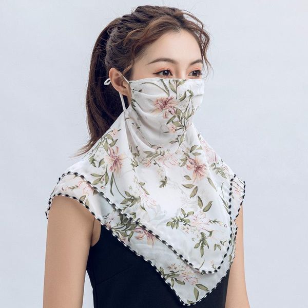 

us stock cycling outdoor scarf men women sun protection bandana neck gaiter riding camping scarf multi function bandanas fy6127, Blue;black
