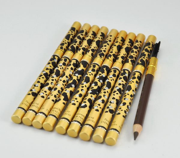 

dhl new makeup leopard eyebrow pencil black, brown color 1.5g #1.2.3.5color