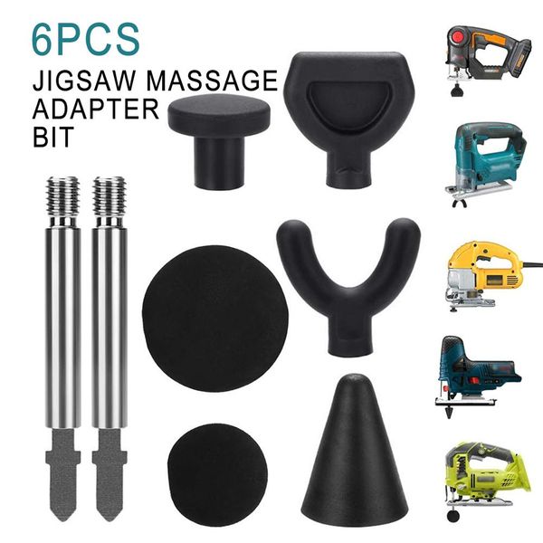 

wholesale deep muscle relaxation pain relief massage adapter bit for jigsaw gun massage deep tissue trigger point massage tips