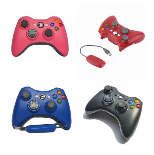 

new 2.4g wireless bluetooth game controller pc360 with receiver xbox360 pc ps3 universal vibration mode dhl