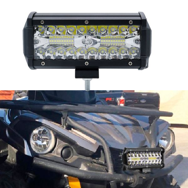 

7 inch offroad led light bar combo beam spotlight led work light for truck tractor uaz atv suv 4x4 auto headlight fog 12v