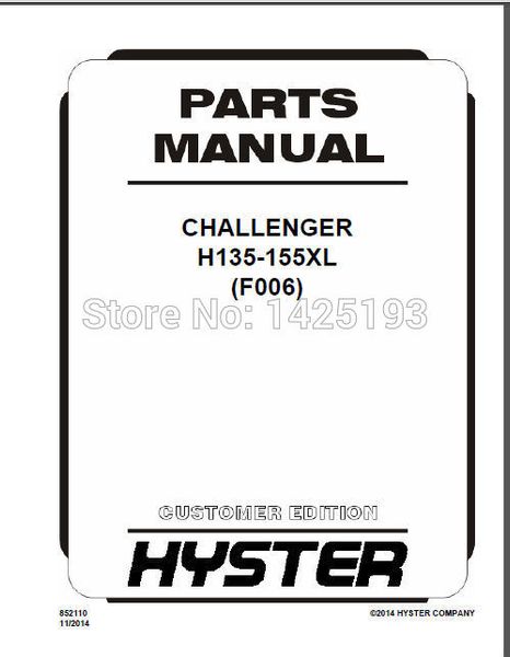 

new full hyster spare parts pdf 2017 usa