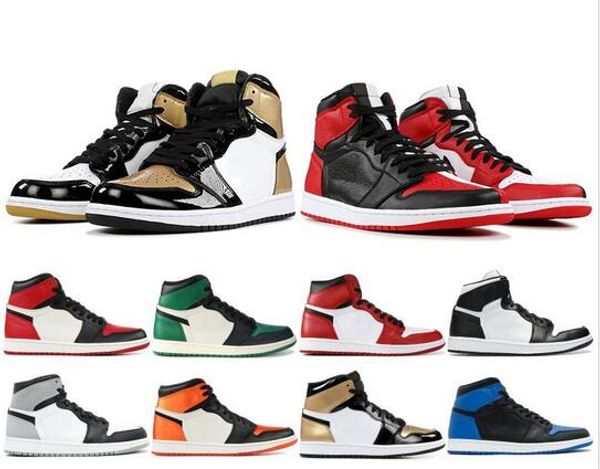 

1s basketball shoes mens 1 high og black toe not for resale designer sneakers men black yellow low shadow multicolor trainers