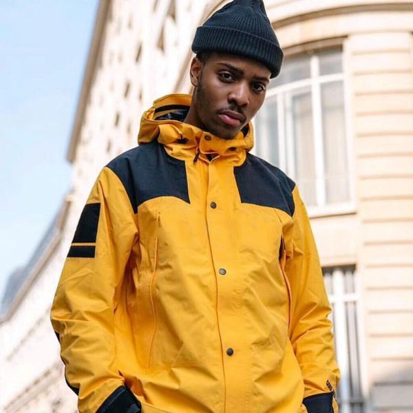 

19ss box logo x thenf arc logo mountain parka men women jacket casual street skateboard tn fj6 hip hop coat sport outwear, Black;brown