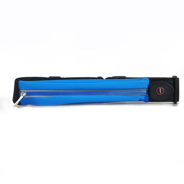 

popular lycra led luminous sports outdoor bag running portable gym bag hold cycling phone waterproof women running belt