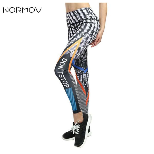 

normov fashion print high waist leggings sport women fitness comfortable breathable sport leggings for fitness women yoga pants, White;red