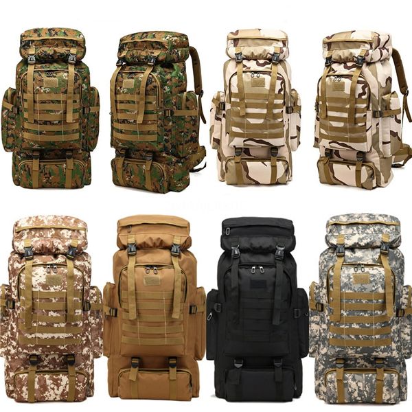 

hiking backpacks 80l sport backpack 14 inches lapoutdoor fishing hunting camping rucksack tactical backpack #71536