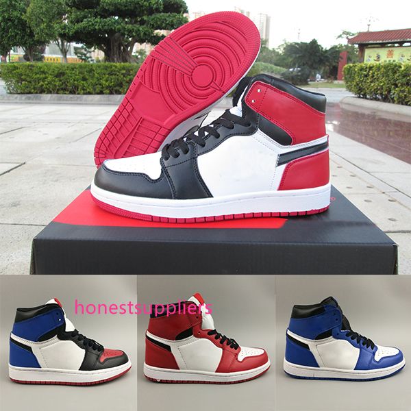 

1 3 banned bred toe chicago og 1s game royal blue mens basketball shoes sneakers shattered backboard men sports designer trainers