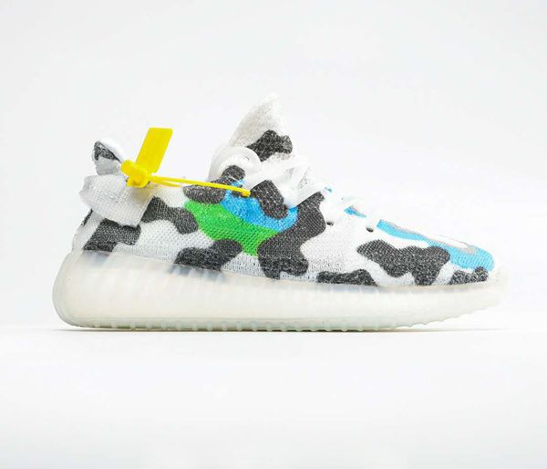 

с коробкой) kanye cor-печатная печать кроссовки мужчин женщин west спортивные кроссовки