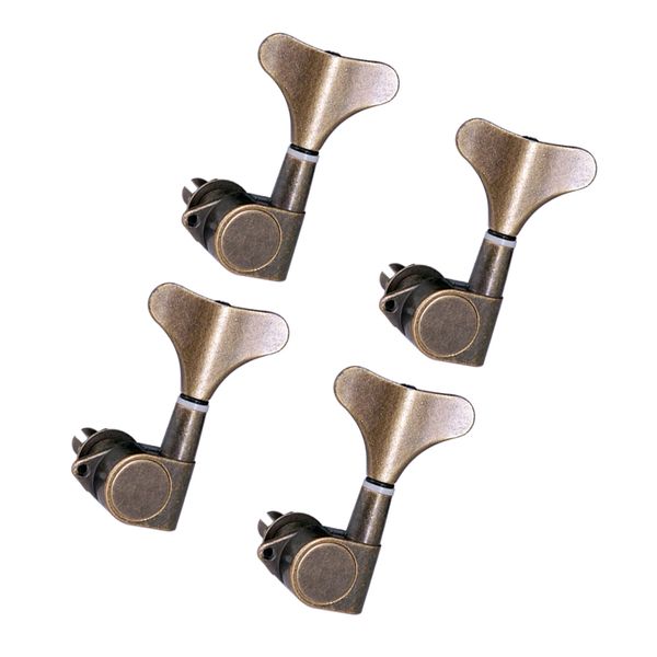 

fish tail buttons bass guitar string tuner pegs head 4l bronze