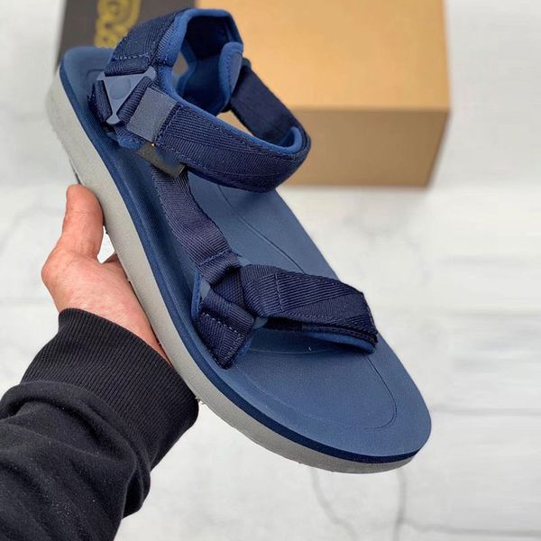 

2019SS Fashion Man Дизайнер Обуви Безумие x TEVA Универсальные Сандалии Fi2 Летние Открытый П