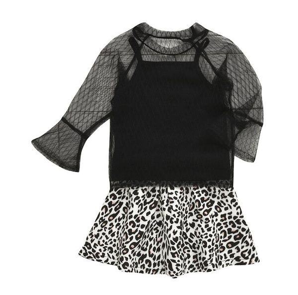 

sell ins kids designer clothes girls leopard print short skirt outfits set baby girl designer clothes 3pcs/set 2020 autumn suit by0826, White