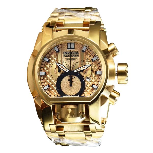 

Резерв 25210 Болт Zeus Magnum Swiss Two Tone Двойной набор Blue Steel Watch Box Цвет желтый мужчин часы