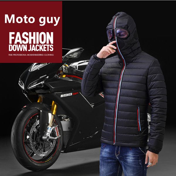 

winter jacket for men motorcycle coats with glasses mens biker jackets hooded windbreakers casual parkas men overcoats mens 7889, Tan;black