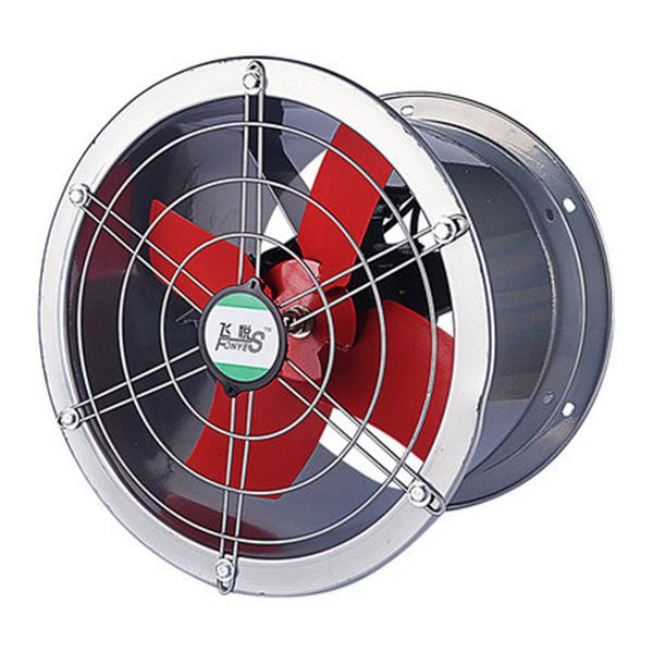 

220v 150w цилиндр вытяжной вентилятор промышленный вытяжной вентилятор кухня торговый центр промышленности воздуходувка 12 дюймов / 14 дюймо