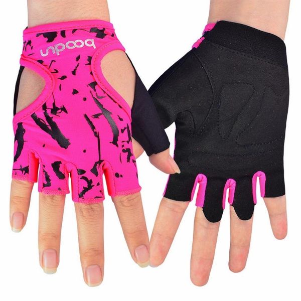 

2018 girl gym gloves training fitness gloves sports weight lifting exercise slip-resistant for women yoga
