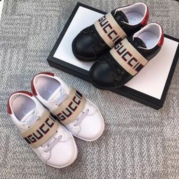 

детская обувь мальчики и девочки повседневная обувь из натуральной кожи детские кроссовки трикотажные пчелиный узор детская обувь, Black;red