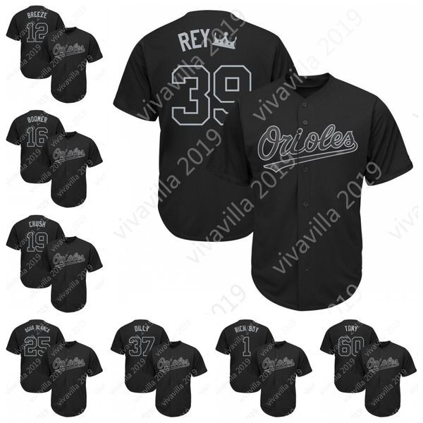 

39 Renato Nunez 2019 Player Weekend Orioles 19 Chris Davis CRUSH 16 Trey Mancini BOOMER 12 Steve Wilkerso 25 Anthony Santander AGUA BLANCA