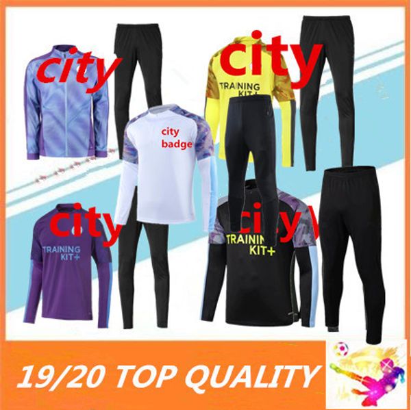 

2019/2020 manchester soccer jacket training suit chandal futbol 19-20 city KUN AGUERO KOMPANY DE BRUYNE maillot de foot tracksuit