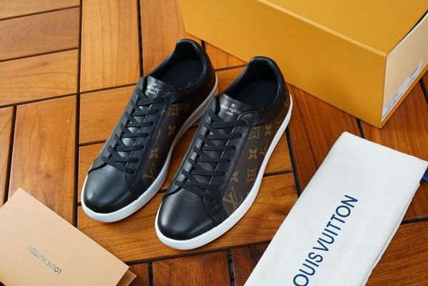 

2020 designer new mens shoes trainers sneakers lv louis men's business casual shoes 38-45 000950-45, Blue;gray