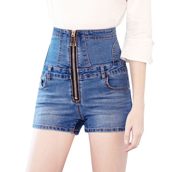 black high waisted denim shorts plus size