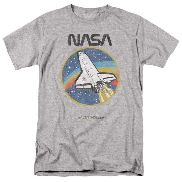 

men's t-shirts 2021 printed funny men t shirt women novelty tshirt shuttle regular fit t-shirt, White;black