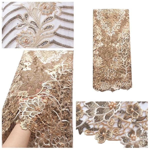 

swiss cord material african guipure lace fabric beads gold french net water soluble polyester metallic nigeria lace fabric 2020, Pink;blue
