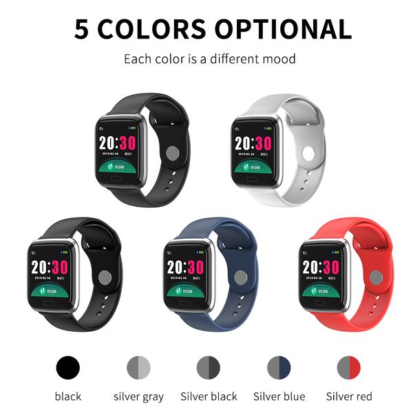 

cy05 smart watches smart wristband heart rate watch 116plus men women sports watches band waterproof smartwatch, Slivery;brown