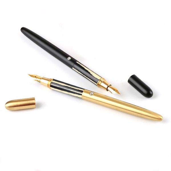 

new fountain pen deluxe gift metal with crystal diamond fountain pen
