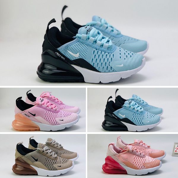 

Nike Air Max 270 2020 Дети Спортивная обувь Дети 27C Баскетбол обувь волк серый 270S малышей 270 Спорт Кроссовки для девушки мальчика малышей Chaussures Pour Enfant