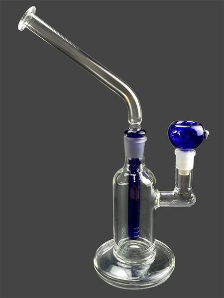 Narghilè Bong in vetro da 11,8 pollici mobile Heady Blu Inline Perc Oil Dab Rigs per fumatori